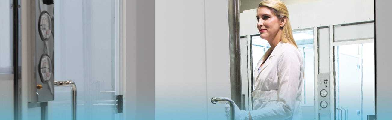Cleanroom Door Features and Styles for USP, GMP, and Pharmaceutical Cleanrooms